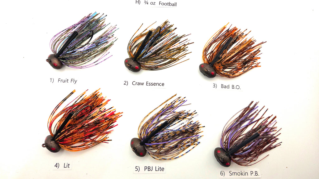 3/4 oz. Heavy Cover Football Jig
