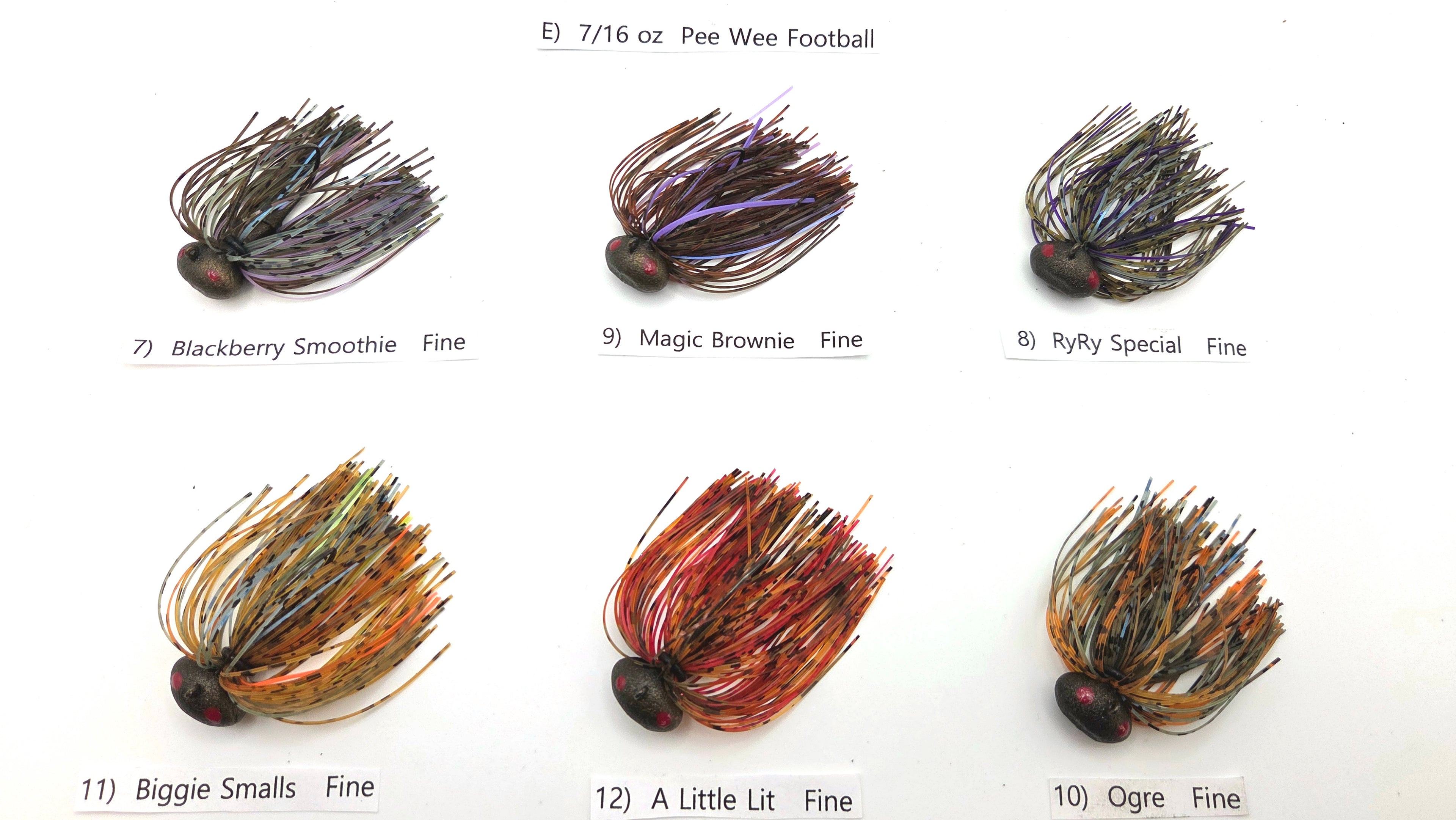 7/16 oz. PeeWee Football Jig